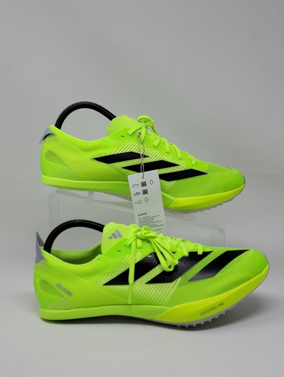 Adidas Adizero Mens Size 8 Track Spikes Running Lucid-Lemon/Black IG2018 New main image 11